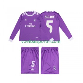 Real Madrid ZIDANE 5 2016 Retro Kind Uit Tenue L/S